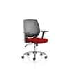 Dynamic Basic Tilt Task Operator Chair Fixed Arms Dura Black Back, Ginseng Chilli Seat Without Headrest Medium Back