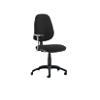 Dynamic Permanent Contact Backrest Task Operator Chair Height Adjustable Arms Eclipse Plus II Without Headrest High Back