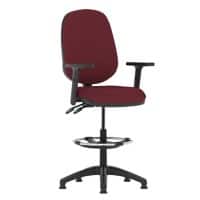 dynamic Eclipse II Operator Chair Permanent Contact Height-Adjustable Armrest Red 120 kg Eclipse II 600 x 600 x 1,090 mm