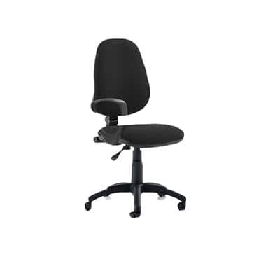 Dynamic Permanent Contact Backrest Task Operator Chair Loop Arms Eclipse Plus I Black Seat High Back