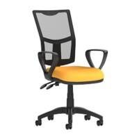 dynamic Eclipse II Operator Chair Permanent Contact Mesh Fabric Fixed Armrest Canary Yellow 120 kg Eclipse II 600 x 600 x 970 mm