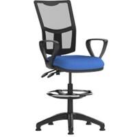 dynamic Eclipse II Operator Chair Permanent Contact Mesh Fabric Fixed Armrest Blue 120 kg Eclipse II 600 x 600 x 1,070 mm