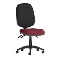 Dynamic Independent Seat & Back Task Operator Chair Without Arms Eclipse Plus III Black Back, Ginseng Chilli Seat High Back