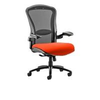 dynamic Houston Heavy Duty Chair Synchro Tilt Mesh Fabric Height-Adjustable Armrest Red 135 kg Houston 750 x 720 x 1,120 mm