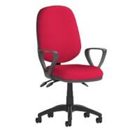 Dynamic Independent Seat & Back Task Operator Chair Loop Arms Eclipse Plus III Bergamot Cherry Seat High Back