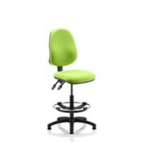 Dynamic Permanent Contact Backrest Task Operator Chair Without Arms Eclipse II Myrrh Green Seat High Back