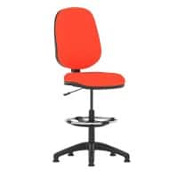 Dynamic Permanent Contact Backrest Task Operator Chair Without Arms Eclipse I Tabasco Red Seat High Back