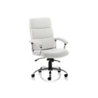 Dynamic Tilt & Lock Executive Chair Fixed Arms Desire White Back, White Seat With Headrest High Back
