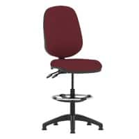 Dynamic Permanent Contact Backrest Task Operator Chair Without Arms Eclipse II Ginseng Chilli Seat High Back