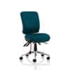 Dynamic Independent Seat & Back Task Operator Chair Without Arms Chiro Maringa Teal Seat Medium Back