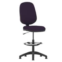 Dynamic Permanent Contact Backrest Task Operator Chair Without Arms Eclipse I Tansy Purple Seat High Back