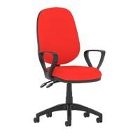 Dynamic Tilt & Lock Task Operator Chair Loop Arms Eclipse Plus II Bergamot Cherry Seat High Back