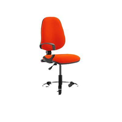 Dynamic Permanent Contact Backrest Task Operator Chair Loop Arms Eclipse I Tabasco Red Seat High Back