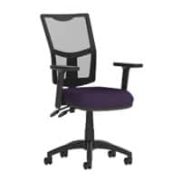 dynamic Eclipse II Operator Chair Permanent Contact Mesh Fabric Height-Adjustable Armrest Black, Purple 120 kg Eclipse Plus II 600 x 600 x 970 mm