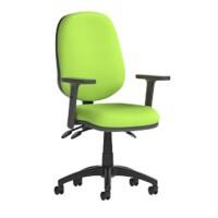 dynamic Eclipse III Operator Chair Permanent Contact Fabric Height-Adjustable Armrest Green 120 kg Eclipse Plus III 600 x 600 x 970 mm