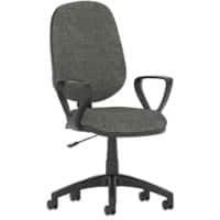 Dynamic Task Operator Chair Loop Arms Eclipse Plus I Fabric Grey