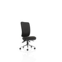 Dynamic Independent Seat & Back Task Operator Chair Without Arms Chiro Black Seat High Back