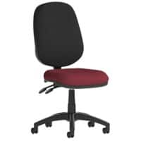 dynamic Eclipse II Operator Chair Permanent Contact Fabric without armrest Black, Red 120 kg Eclipse Plus II 600 x 600 x 970 mm