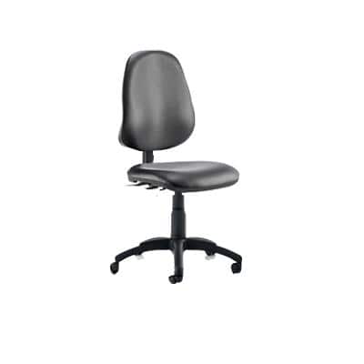 Dynamic Independent Seat & Back Task Operator Chair Without Arms Eclipse Plus II Black Seat High Back