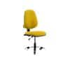 Dynamic Permanent Contact Backrest Task Operator Chair Without Arms Eclipse I Senna Yellow Seat High Back and Hi Rise Draughtsman Kit