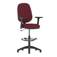 Dynamic Permanent Contact Backrest Task Operator Chair Height Adjustable Arms Eclipse I Ginseng Chilli Seat High Back