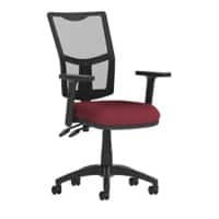 Dynamic Permanent Contact Backrest Task Operator Chair Height Adjustable Arms Eclipse II Black Back, Ginseng Chilli Seat Medium Back