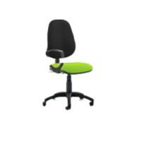 Dynamic Tilt & Lock Task Operator Chair Loop Arms Eclipse Plus II Black Back, Myrrh Green Seat High Back