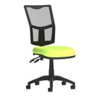 Dynamic Permanent Contact Backrest Task Operator Chair Without Arms Eclipse II Black Back, Myrrh Green Seat Medium Back