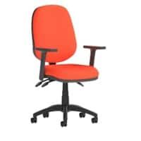 Dynamic Independent Seat & Back Task Operator Chair Height Adjustable Arms Eclipse Plus III Tabasco Red Seat High Back