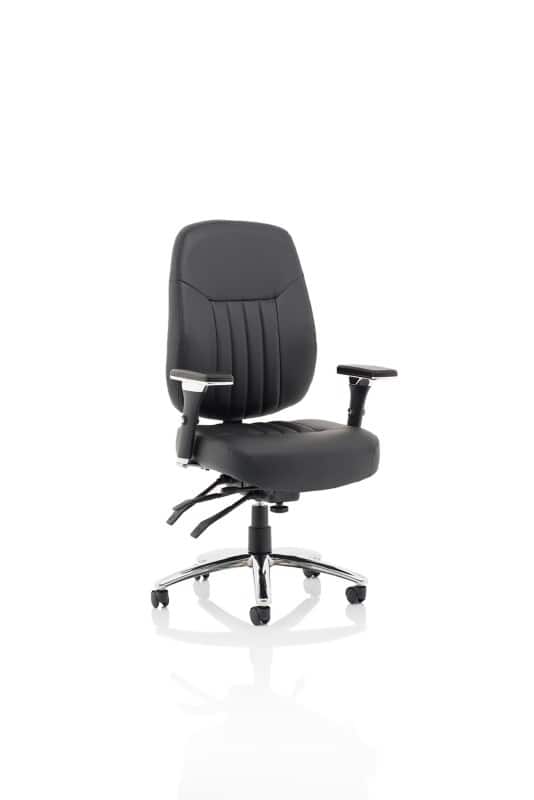 dynamic Barcelona Operator Chair Synchro Tilt Fabric Height-Adjustable Armrest Height-Adjustable Seat Black 124 kg Barcelona Deluxe 710 x 720 x 1,070 mm