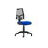 Dynamic Basic Tilt Task Operator Chair Loop Arms Eclipse I Black Back, Blue Seat High Back