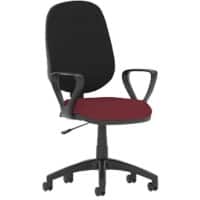 dynamic Eclipse I Operator Chair Permanent Contact Fabric Fixed Armrest Black, Red 120 kg Eclipse I 600 x 600 x 1,010 mm