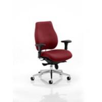 dynamic Stevia Posture Chair Synchro Tilt Fabric Optional Armrest Red 150 kg Chiro Plus 710 x 690 x 1,010 mm