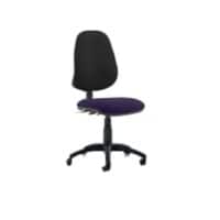 Dynamic Tilt & Lock Task Operator Chair Without Arms Eclipse Plus II Black Back, Tansy Purple Seat High Back