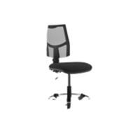 Dynamic Permanent Contact Backrest Task Operator Chair Without Arms Eclipse II Black