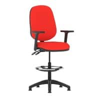 Dynamic Permanent Contact Backrest Task Operator Chair Height Adjustable Arms Eclipse II Bergamot Cherry Seat High Back