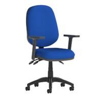 dynamic Eclipse III Operator Chair Permanent Contact Fabric Height-Adjustable Armrest Blue 120 kg Eclipse Plus III 600 x 600 x 970 mm