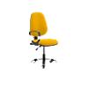 Dynamic Permanent Contact Backrest Task Operator Chair Loop Arms Eclipse I Senna Yellow Seat High Back