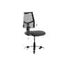 Dynamic Permanent Contact Backrest Task Operator Chair Fixed Arms Eclipse II Black Back, Charcoal Seat Without Headrest High Back