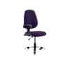 Dynamic Permanent Contact Backrest Task Operator Chair Loop Arms Eclipse I Tansy purple Seat Without Headrest High Back and Hi Rise Draughtsman Kit