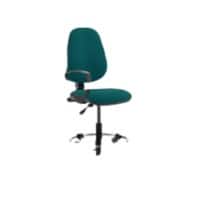 Dynamic Permanent Contact Backrest Task Operator Chair Loop Arms Eclipse I Maringa Teal Seat Without Headrest High Back
