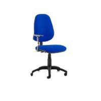 Dynamic Tilt & Lock Task Operator Chair Height Adjustable Arms Eclipse Plus II Blue Seat Without Headrest High Back