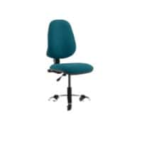 Dynamic Permanent Contact Backrest Task Operator Chair Without Arms Eclipse I Maringa Teal Seat Without Headrest High Back and Hi Rise Draughtsman Kit