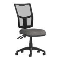 Dynamic Basic Tilt Task Operator Chair Without Arms Eclipse Plus II Black Back, Charcoal Seat Without Headrest Medium Back