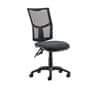 Dynamic Basic Tilt Task Operator Chair Without Arms Eclipse Plus II Black Back, Charcoal Seat Without Headrest Medium Back