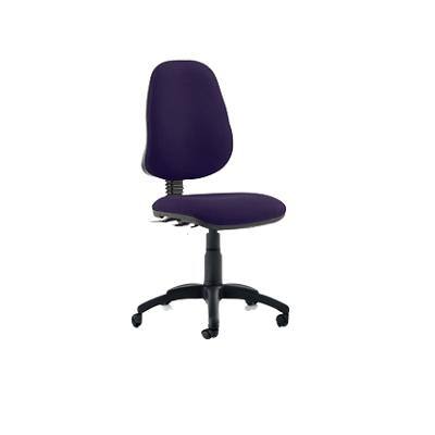 Dynamic Independent Seat & Back Task Operator Chair Without Arms Eclipse Plus III Tansy Purple Seat Without Headrest High Back