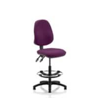 Dynamic Permanent Contact Backrest Task Operator Chair Without Arms Eclipse II Tansy purple Seat Without Headrest High Back