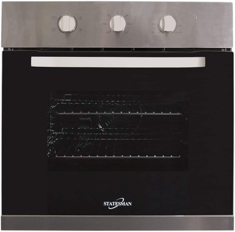 Statesman Built-In BSF60SS Oven 4 Cooking Function 65 L 2100 W Black