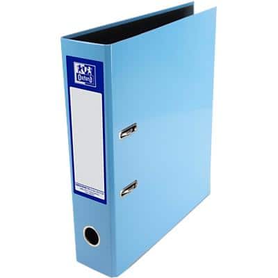 OXFORD Lever Arch File A4 70 mm Metallic Blue 2 ring Board, Paper High-Glossy