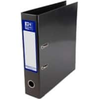 OXFORD Lever Arch File A4 70 mm Black 2 ring Board, Paper High-Glossy
